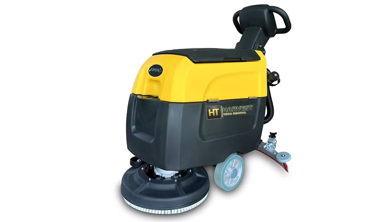 3 Battery-Powered Stand-On Floor Scrubber - Image 1